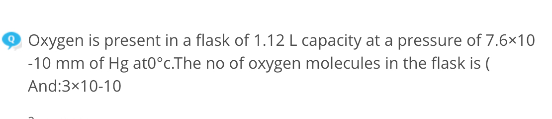 Question image for Why should you convert the pressure which is give
